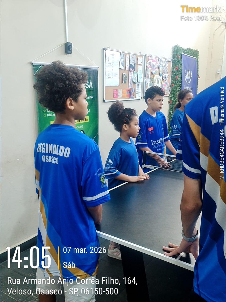Atividade do Projeto Tênis de Mesa